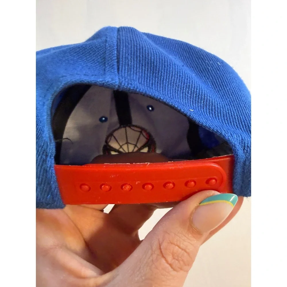 Spider-Man Marvel Comics Blue Red Snapback Hat Adjustable Sport Cap